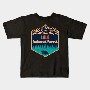 Lolo national forest Kids T-Shirt